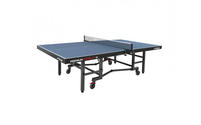 Теннисный стол Stiga Premium Compact W профессиональный, ITTF синий