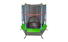 Батут детский DFC SMRKIDS 55" с сеткой, GREEN